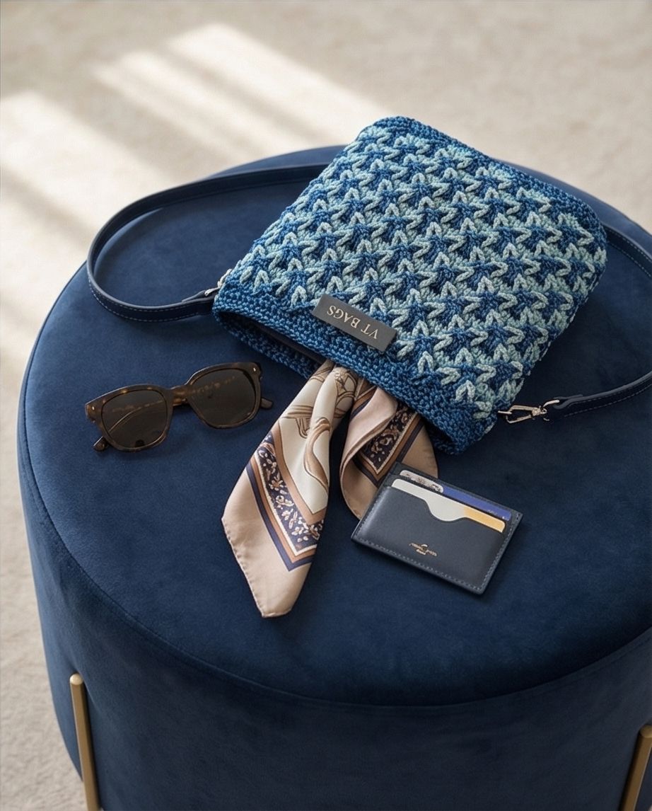 VT BAGS – MODELLO “BLUE HARMONY CROSSBODY”