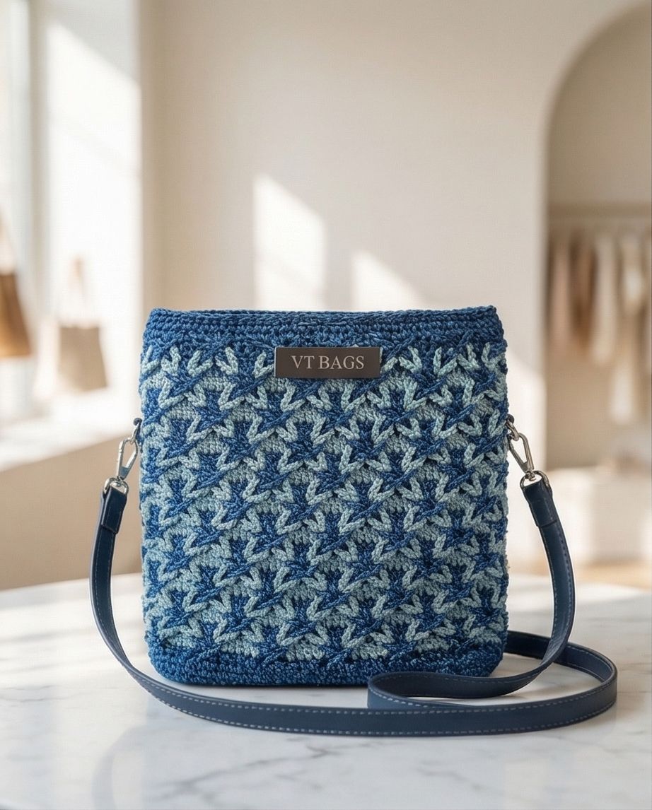 VT BAGS – MODELLO “BLUE HARMONY CROSSBODY”