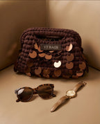 VT BAGS – MODELLO “BOHÈME CHOCOLATE SEQUIN”
