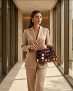 VT BAGS – MODELLO “BOHÈME CHOCOLATE SEQUIN”