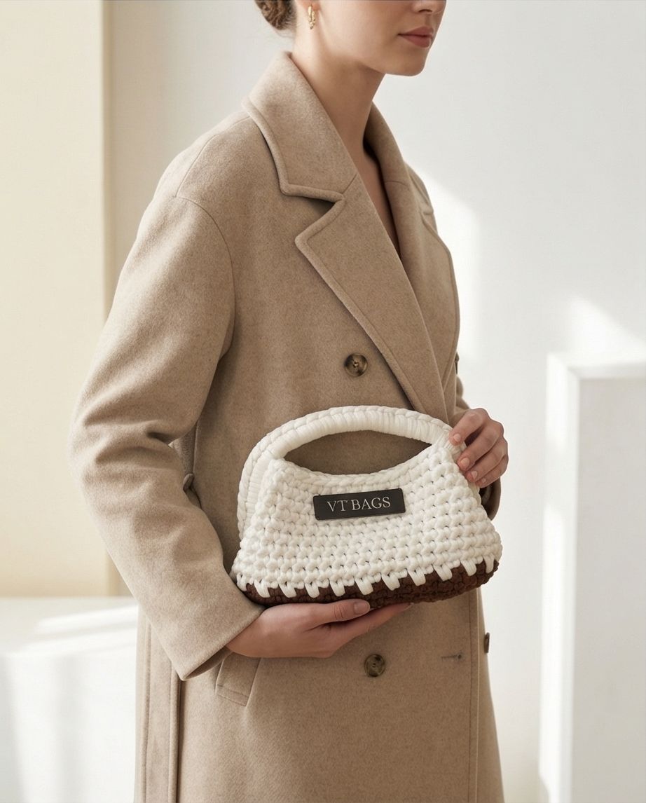 VT BAGS – MODELLO “COCOA MILK MINI BAG”