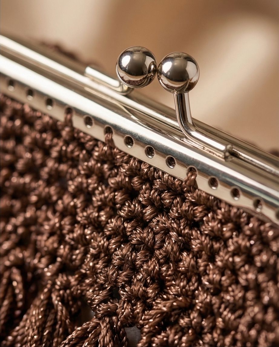 VT BAGS – MODELLO “COCOA PEARL VINTAGE CLUTCH”
