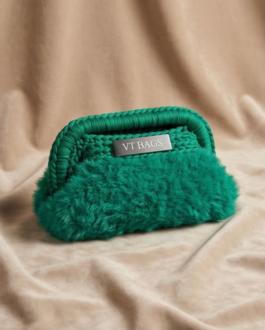 BORSE VT – MODELLO “EMERALD FUR MINI BAG”