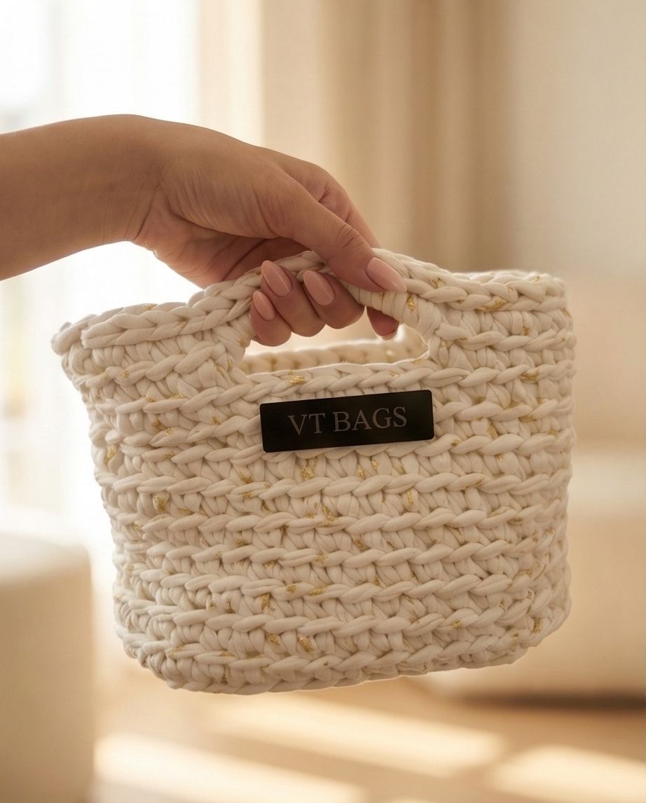 VT BAGS – MODELLO “IVORY GOLD MINI BAG”