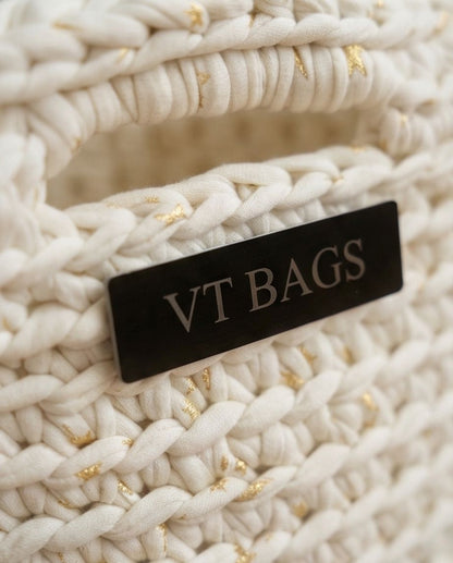 VT BAGS – MODELLO “IVORY GOLD MINI BAG”