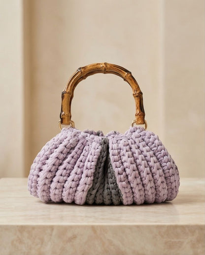 VT BAGS – MODELLO “LAVENDER BAMBOO BUCKET”