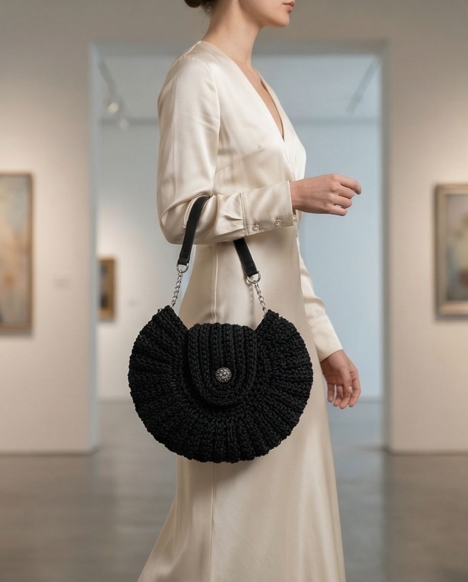 VT BAGS – MODELLO “MIDNIGHT BLOOM MOON BAG”