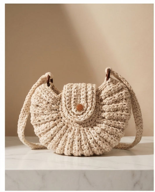 VT BAGS – MODELLO “MOON CREAM HANDMADE BAG”