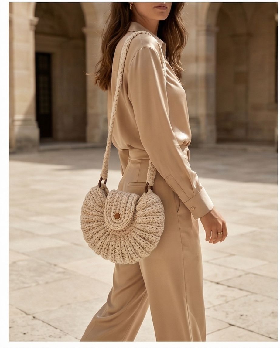 VT BAGS – MODELLO “MOON CREAM HANDMADE BAG”