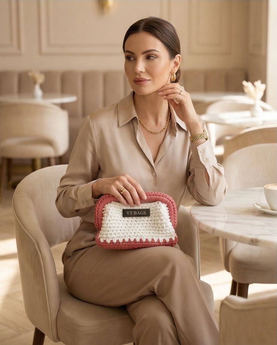 VT BAGS – MODELLO “ROSE PEARL MINI BAG”