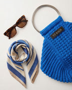 VT BAGS – MODELLO “ROYAL BLUE SCULPT BAG”