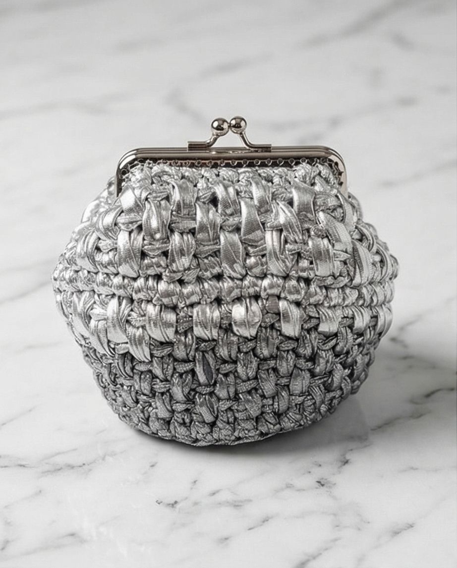 VT BAGS – MODELLO “SILVER MOON MINI CLUTCH”