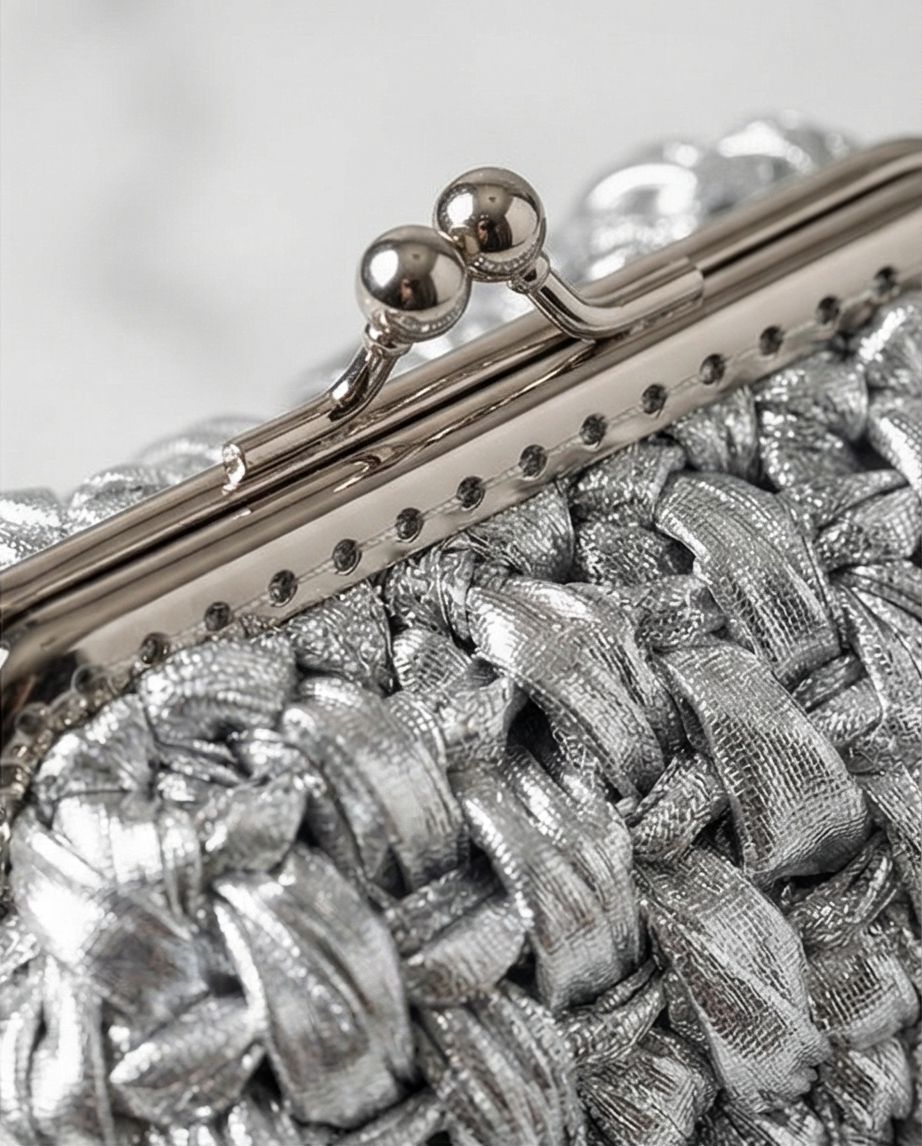 VT BAGS – MODELLO “SILVER MOON MINI CLUTCH”