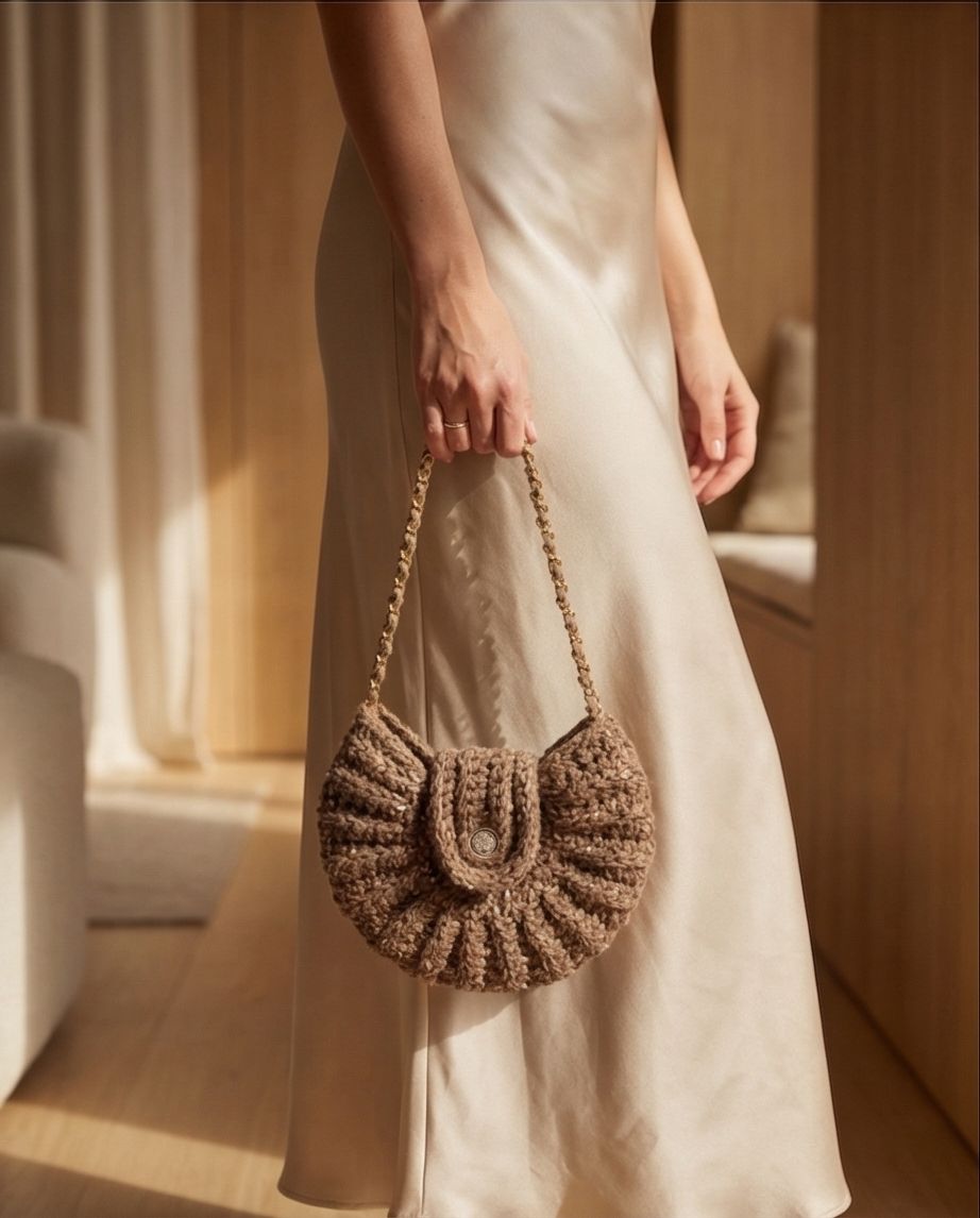 VT BAGS – MODELLO “TWEED MOON MINI BAG”