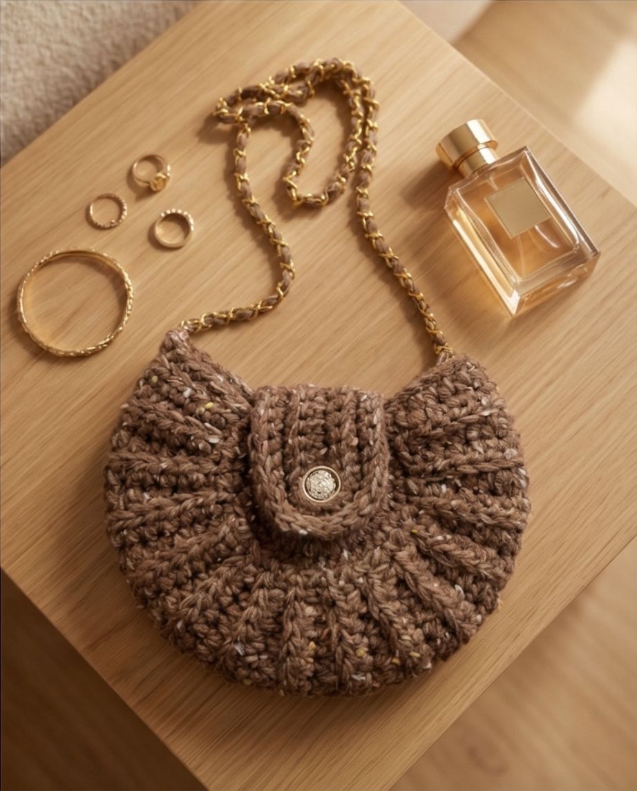 VT BAGS – MODELLO "TWEED MOON MINI BAG"