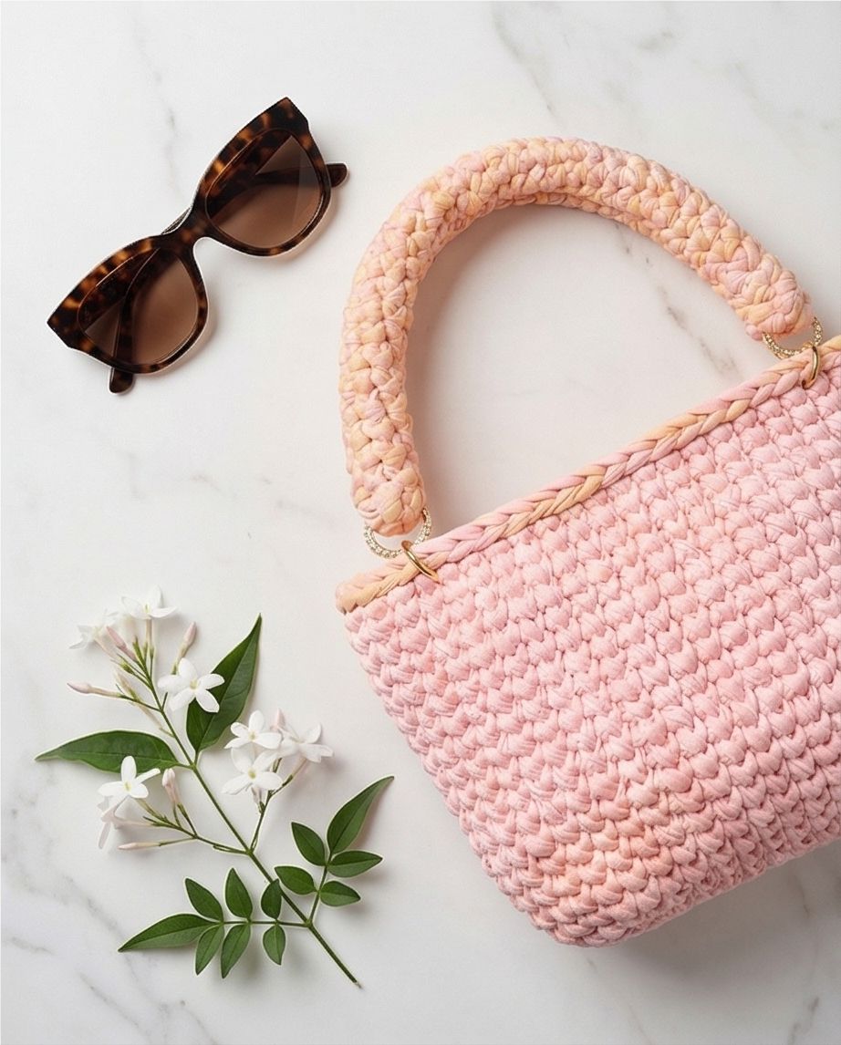 VT BAGS – "ROSE CLOUD TOTE"