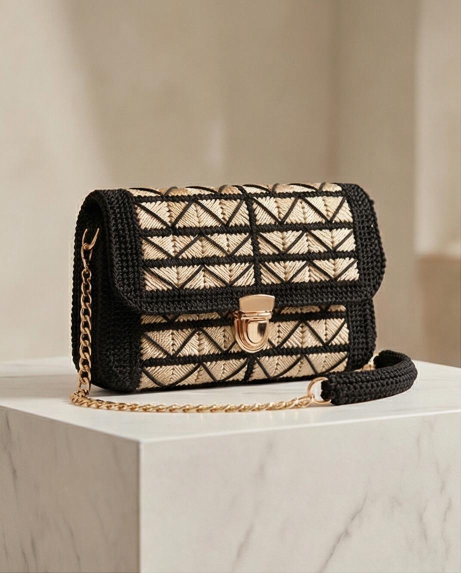 VT Bags Black & Gold Signature