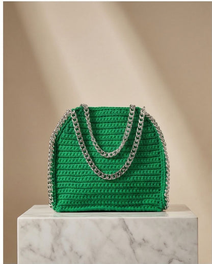 Borsa a spalla VT Emerald Chain
