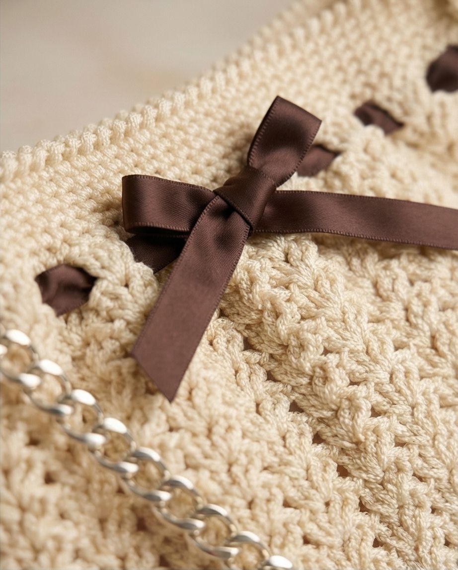 VT Bags Ivory Elegance Chain Bag