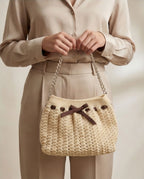 VT Bags Ivory Elegance Chain Bag