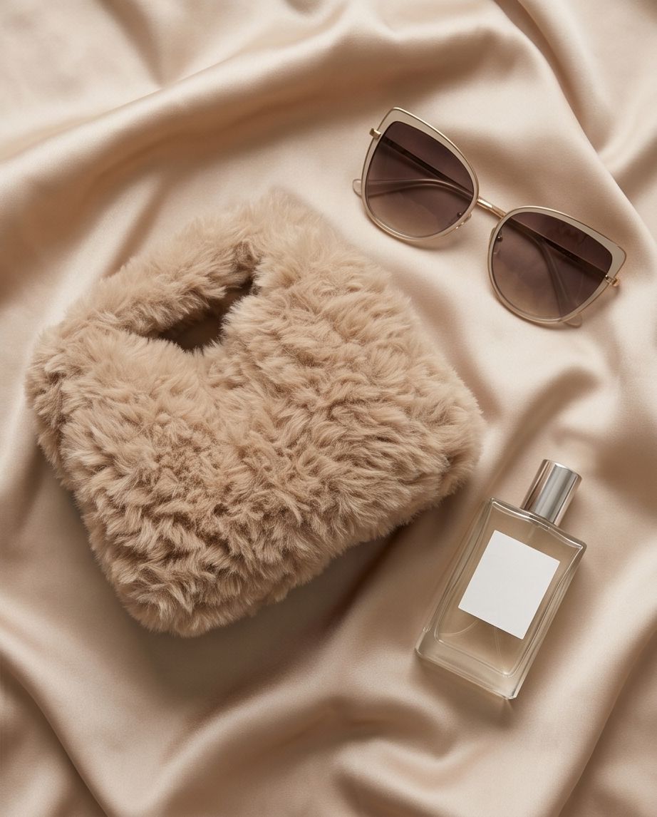 VTBags Teddy Cloud Mini Bag Beige Nude