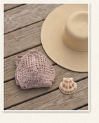 VTBags Blush Pearl Handmade Crochet Bikini Top