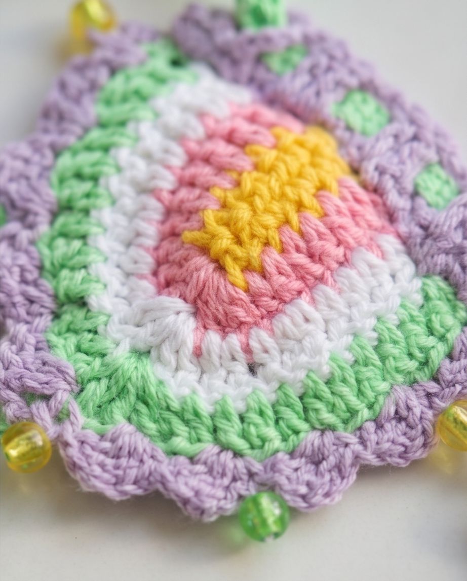 VTBags Candy Bloom Handmade Crochet Bikini Top