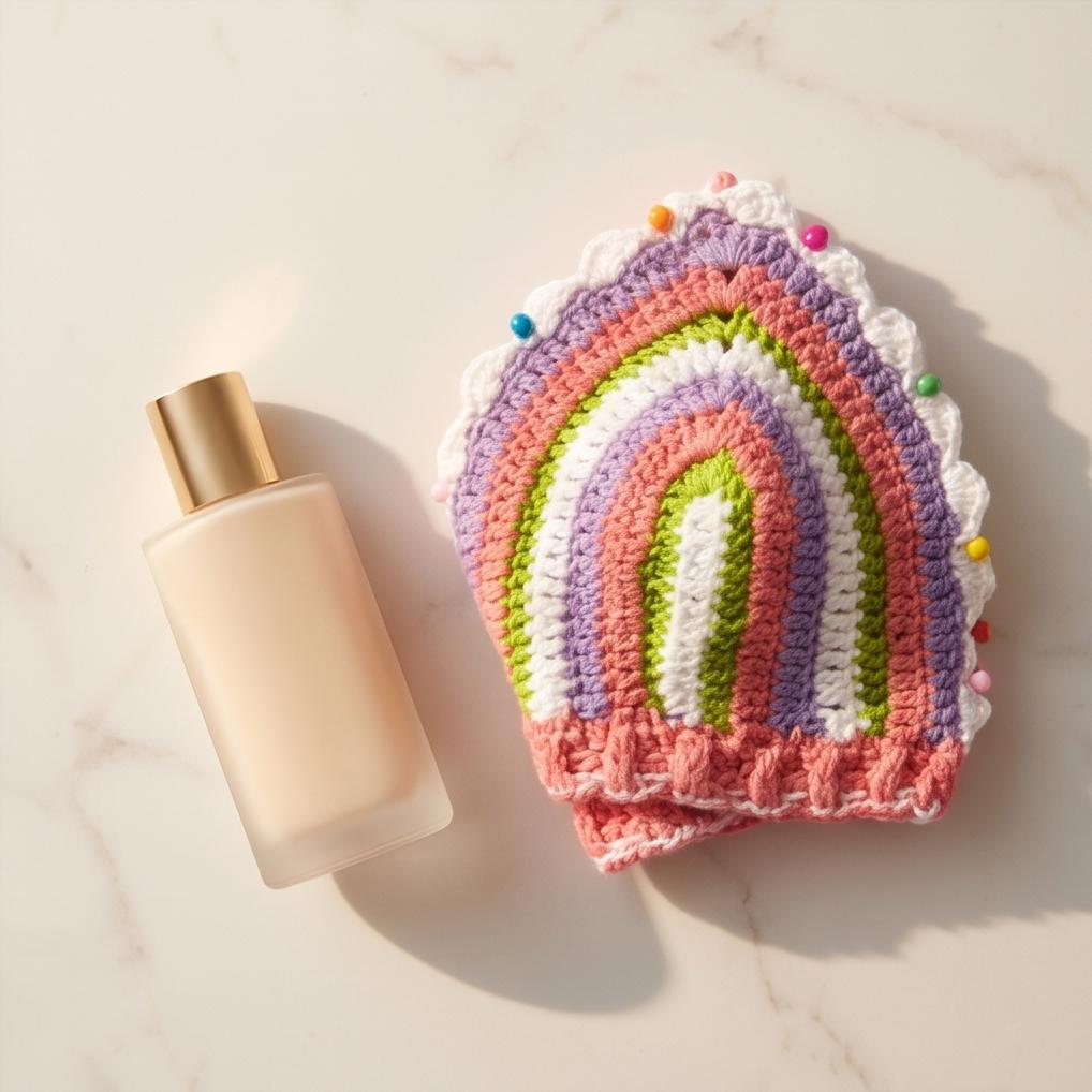 VTBags Candy Bloom Handmade Crochet Bikini Top