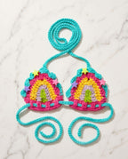 VTBags Candy Star Handmade Crochet Bikini Top