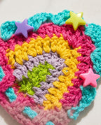 VTBags Candy Star Handmade Crochet Bikini Top