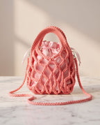 VTBags Coral Bloom Net Crochet Bag