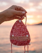 VTBags Coral Pearl Handmade Crochet Bikini Top