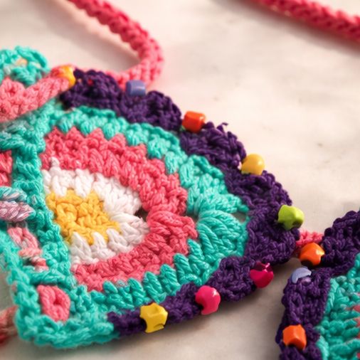 VTBags Electric Lagoon Handmade Crochet Bikini Top