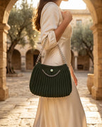 Emerald Chain Artisan Bag
