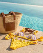 VTBags Golden Lavender Handmade Crochet Bikini Set