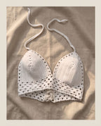 VTBags Ivory Bloom Handmade Crochet Top