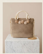 VTBags Ivory Bloom Luxury Bag