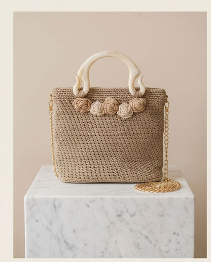 VTBags Ivory Bloom Luxury Bag