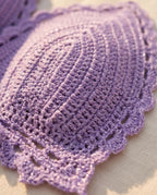 VTBags Lavender Stardust Handmade Crochet Top