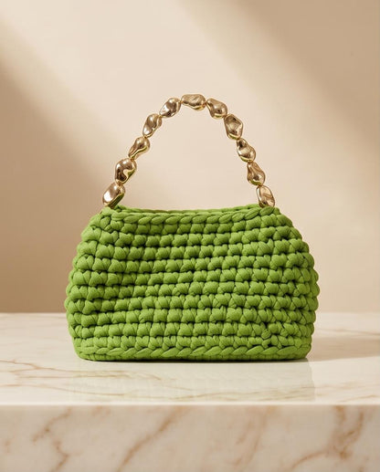 Luxury Handmade Crochet Mini Bag with Bold Summer Style