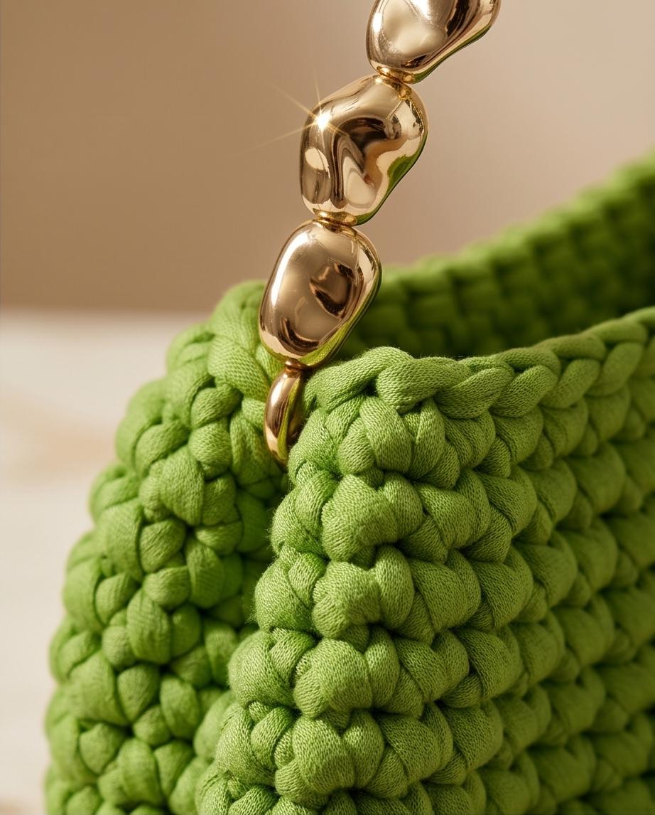 Luxury Handmade Crochet Mini Bag with Bold Summer Style