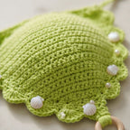 VTBags Lime Pearl Shell Handmade Crochet Bikini Top