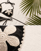 VTBags Midnight Daisy Handmade Crochet Bikini Set