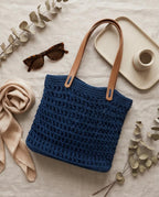 VTBags Midnight Ocean Crochet Tote
