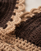 VTBags Mocha Handmade Crochet Top