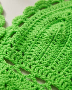 VTBags Neon Lime Mermaid Handmade Crochet Top