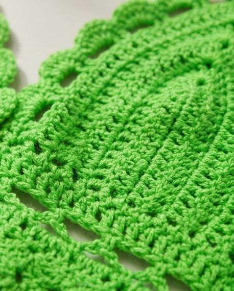 VTBags Neon Lime Mermaid Handmade Crochet Top