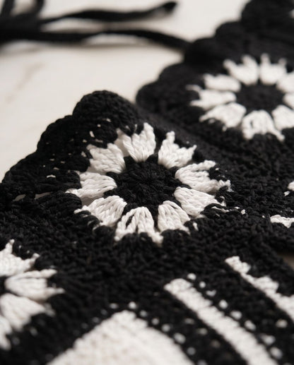 VTBags Noir Monochrome Handmade Crochet Bikini Set