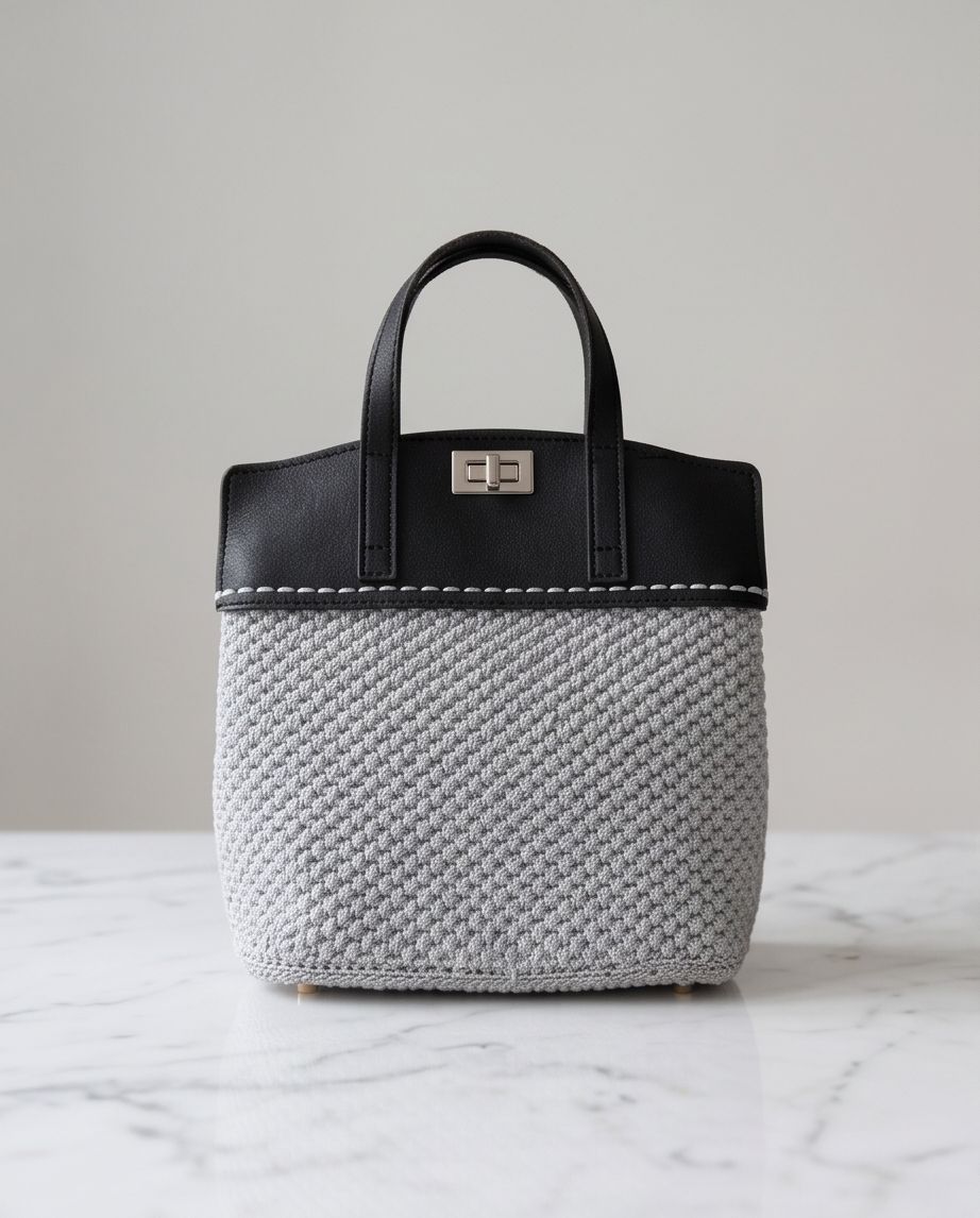 Nordic Elegance Handmade Tote Bag