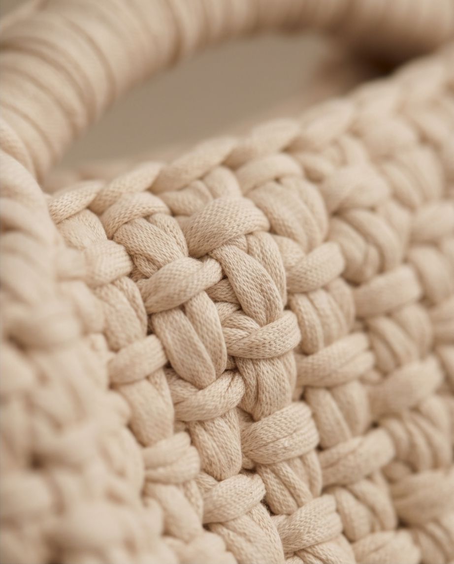 Nude Pearl Handmade Crochet Bag